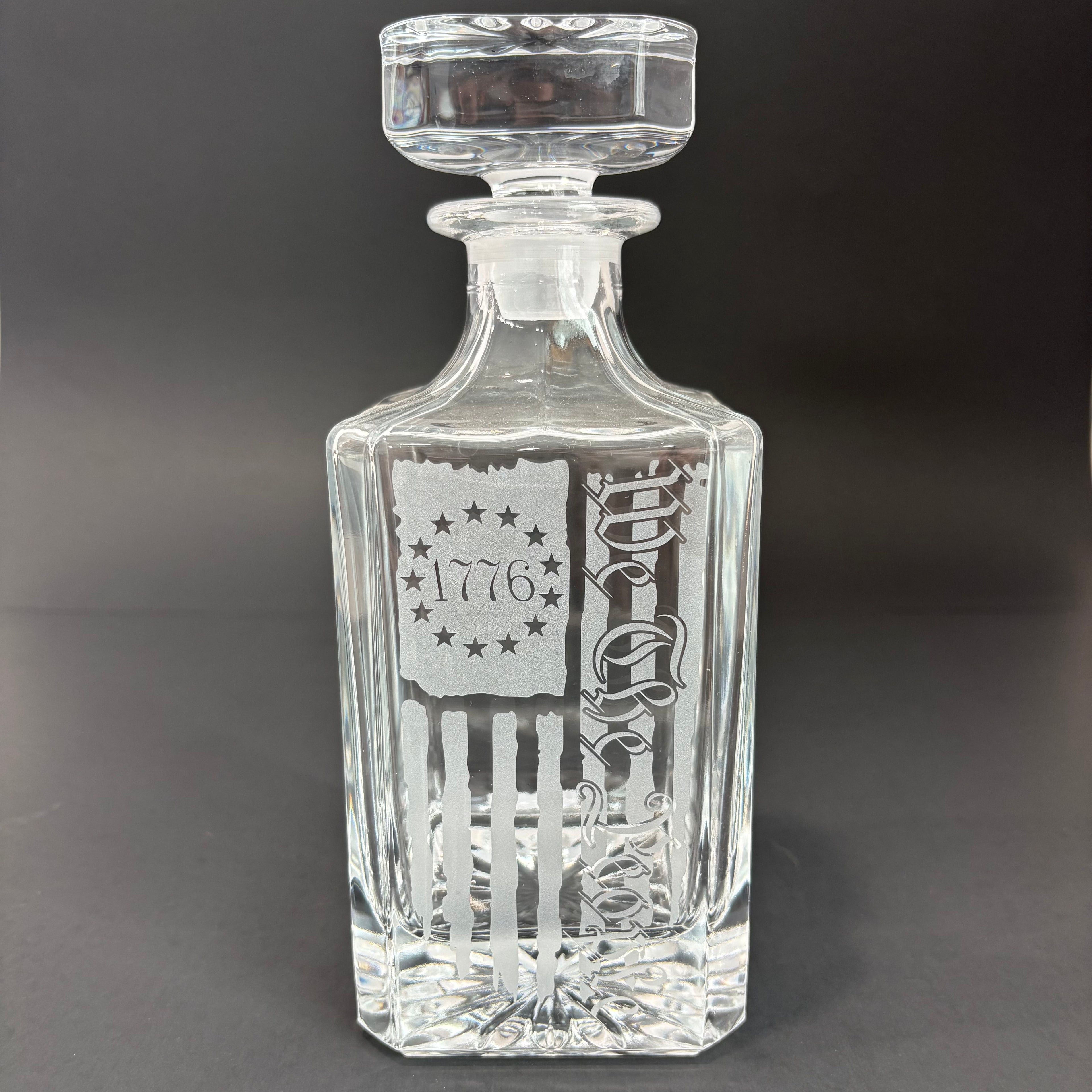 We The People Square Decanter - 750ml